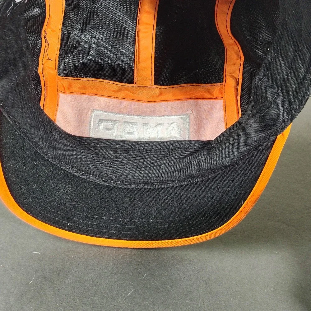 Map Brewing Hat Cap Strapback Black Orange Fleece Gorpcore Bozeman Montana Panel